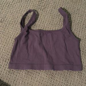 purple cropped tank top from forever 21. worn once